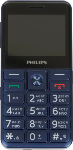 Сотовый телефон Philips E207 DS синий