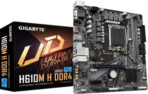 М/П SOC-1700 Gigabyte H610M H DDR4 2xDDR4 mATX AC`97 8ch(7.1) GbLAN+VGA+HDM