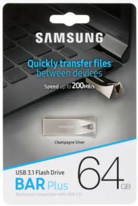 Карта USB3.1 64 GB SAMSUNG BAR plus MUF-64BE3/APC