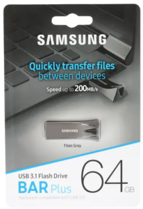 Карта USB3.1 64 GB SAMSUNG BAR plus MUF-64BE4/APC