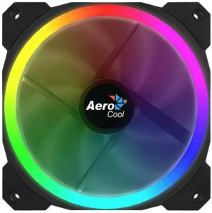 Кулер корпус 120x120 Aerocool Orbit 3-pin 14dB 153gr LED Ret ORBIT 120 RGB