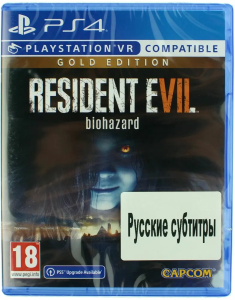Игра PS4 Resident Evil 7: Biohazard - Gold Edition (с поддержкой VR)