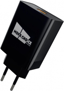 СЗУ More choice 1USB 3.0A microUSB QC3.0 NC52QCm (Black)