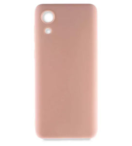 Бампер Samsung Galaxy A03 Core (A032) ZIBELINO Soft Matte с микрофиброй пыльно-розовый