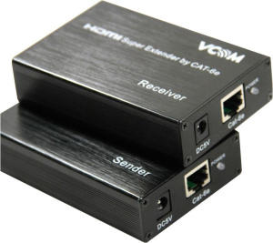 Удлинитель HDMI VCOM DD471 по витой паре до 60м