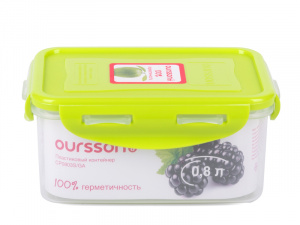 Посуда OURSSON CP0803S/GA прямоуг. 0,8л