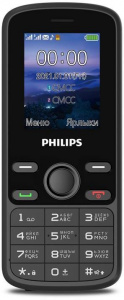Сотовый телефон Philips E111 DS Black