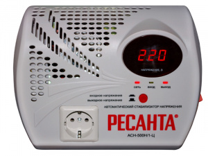 Стабилизатор РЕСАНТА АСН-500 Н/1-Ц (63/6/9)