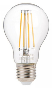 Лампочка E27 филаментная ЮПИТЕР 8 Вт теплый свет 3000K JP6001-03