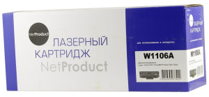 Картридж-тонер HP LJ 107a/107r/107w/MFP135a/135r/135w (NetProduct) N-W1106A, 1K (с чипом)