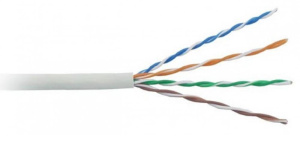 Кабель витая пара UTP Buro BU-CCA-052-CAT6 4 пары cat6 solid 0.52мм CCA 305м серый