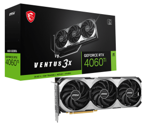 Видеокарта MSI RTX 4060 Ti 8 Gb PCI-E 4.0 Ventus 3X E 