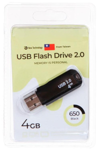 Карта USB2.0 4 GB EXPLOYD 650 черный