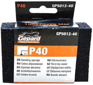 Губка абразивная GEPARD P40 (GP5012-40)