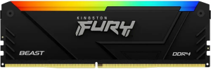 Память DDR4 8192Mb 3733MHz Kingston KF437C19BB2A/8 Fury Beast RGb RTL Gaming PC4