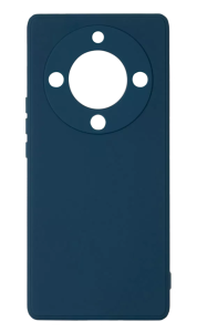 Бампер Honor X9a 5G ZIBELINO Soft Matte синий с микрофиброй