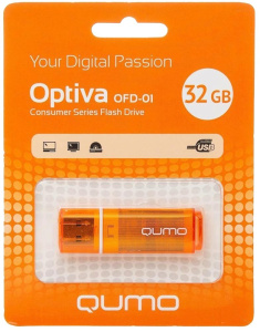 Карта USB2.0 32 GB QUMO OPTIVA Orange