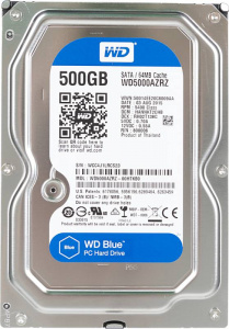 HDD SATA 500Gb WD WD5000AZRZ Blue (5400rpm) 64Mb