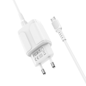 СЗУ BOROFONE BA37A microUSB  2.4А белый