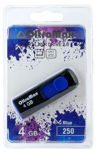 Карта USB2.0 4 GB OLTRAMAX OM-4GB-250-синий