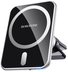 Автомобильный держатель Borofone BH43 Black Silver