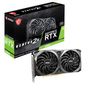 Видеокарта RTX 3060 12 Gb VENTUS 2X OC [RTX 3060 VENTUS 2X 12G OC]