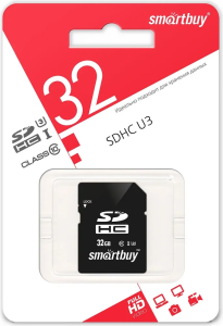 Карта SD 32 GB SMARTBUY Class10 (SB32GBSDHCU3)