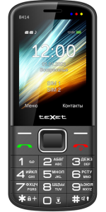 Сотовый телефон TEXET TM-B414 черный