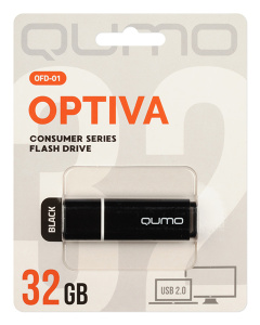 Карта USB2.0 32 GB QUMO Optiva 01 QM32GUD-OP1-Black