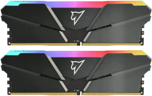 Память DDR4 16384Mb 3600MHz Netac Shadow RGB C18 Grey NTSRD4P36DP-16E kit of 2