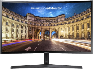 Монитор 27" Samsung C27F396FHI черный