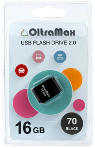 Карта USB2.0 16 GB OLTRAMAX OM-16GB-70-черный