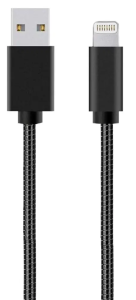 Кабель USB 2.0 A вилка - 8pin 1 м More choice K31i металл (Black)