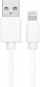 Кабель USB 2.0 A вилка - Lightning 8-pin 1 м Pero DC-03 белый