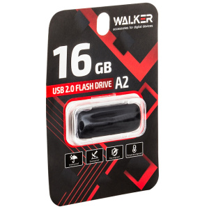 Карта USB2.0 16 GB WALKER A2 