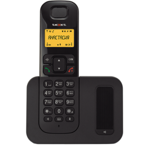 Телефон-радио TEXET TX-D6605А DECT черный