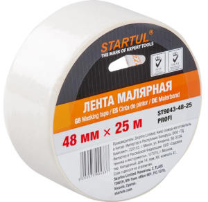 Скотч малярный STARTUL PROFI 48мм х 25м (ST9043-48-25)