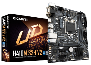 М/П SOC-1200 Gigabyte H410M S2H V2 Soc-1200 Intel H470 2xDDR4 mATX AC`97 