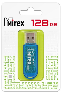 Карта USB3.0 128 GB MIREX blue (13600-FM3BE128)