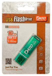 Карта USB3.0 16 GB Dato DB8002U3G-16G зеленый