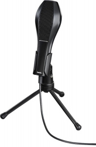 Микрофон для стримов Hama Stream 2м черный