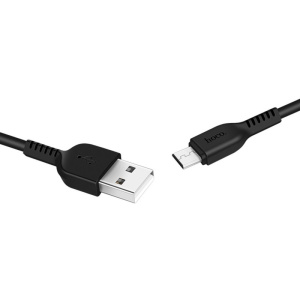 Кабель USB 2.0 A вилка - micro USB 3 м HOCO X20 Flash (Black)