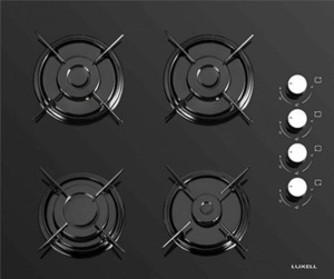 Стол газовый Luxell LX-40TAHDF черный