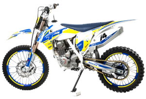 Мотоцикл Кросс Motoland TT 250 (172FMM) белый/желтый/синий *4