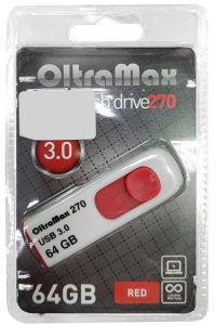 Карта USB3.0 64 GB OLTRAMAX OM-64GB-270 красный