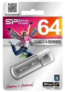 Карта USB2.0 64 GB SILICON POWER Ultima II-I Series SP064GBUF2M01V1S