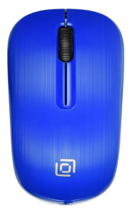 Мышь Oklick 525MW синий оптическая (1000dpi) беспроводная USB