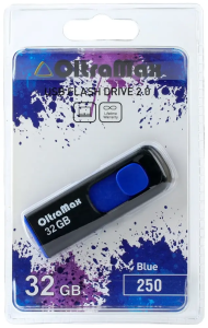 Карта USB2.0 32 GB OLTRAMAX 250 синий