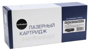 Картридж NetProduct (N-CB435A/CB436A/CE285A) для HP LJ P1005/P1505/Canon 725, Универс., 1.6 K