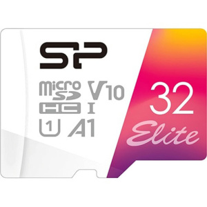 Карта micro-SD 32 GB SILICON POWER SP032GBSTHBV1V20SP Elite Class10 + adapter